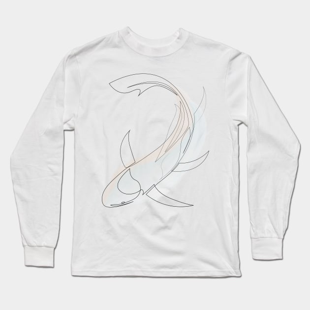 koi Long Sleeve T-Shirt by addillum